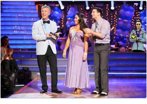 Aly and partner Mark Ballas might have danced well, but McKayla is not amused.